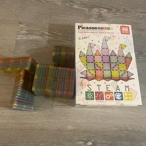 Picasso Tiles magnetic tile building blocks 48pcs